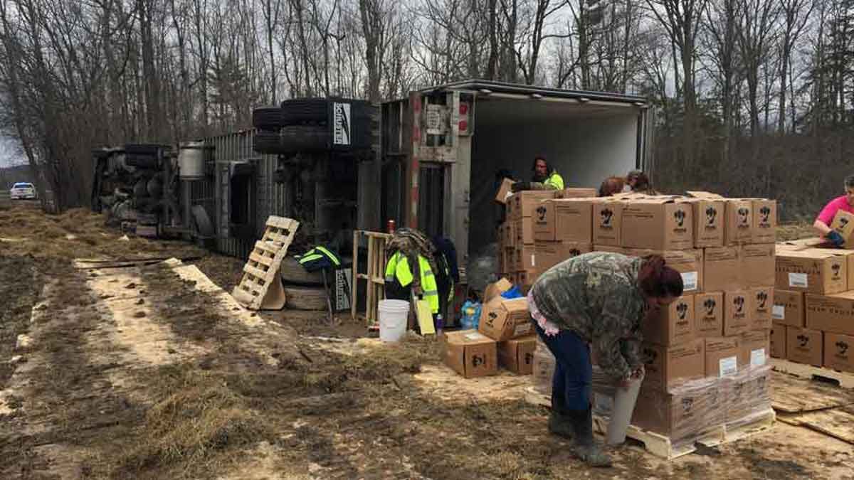 Truck Accident Clean up